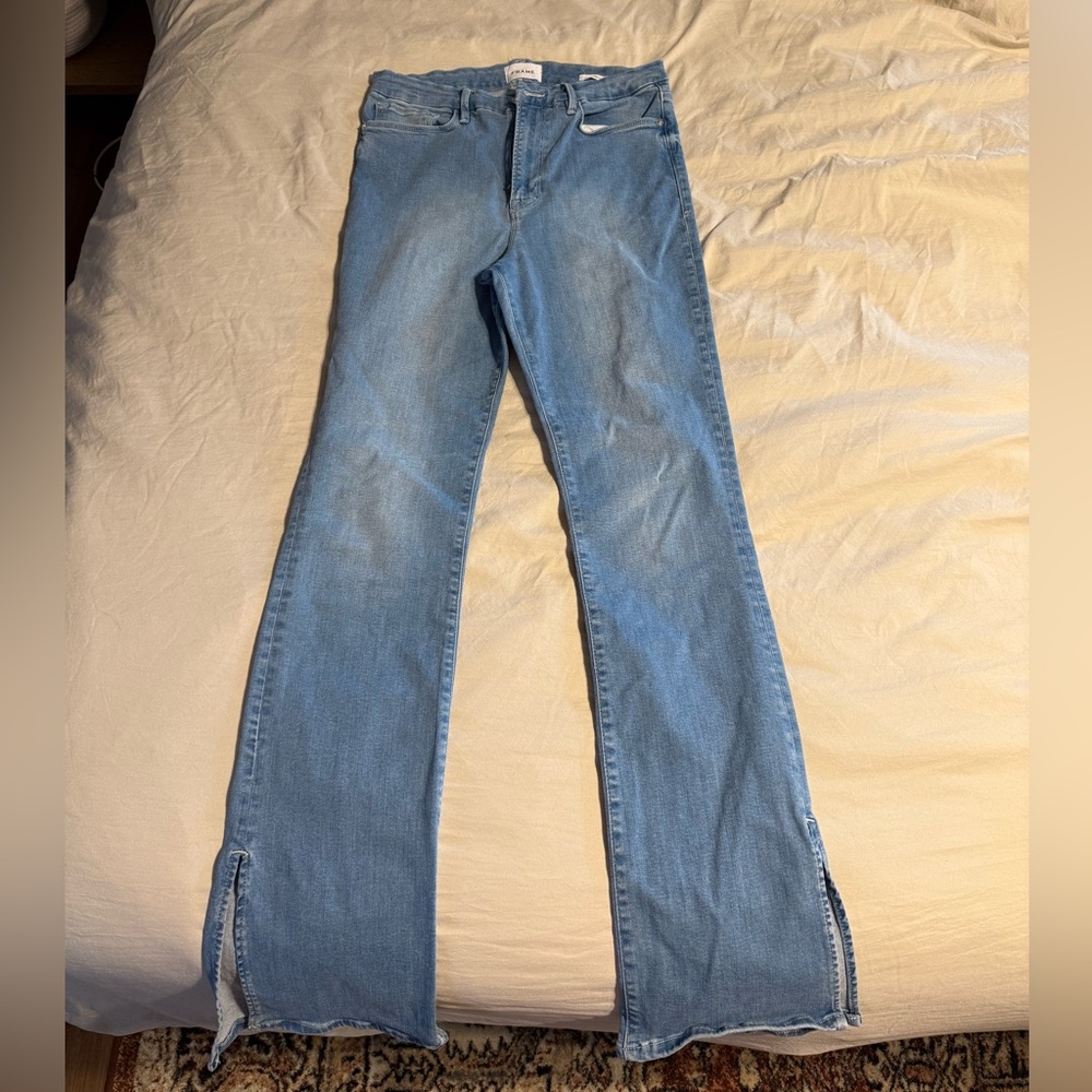 Frame Le Super High Mini Boot jeans